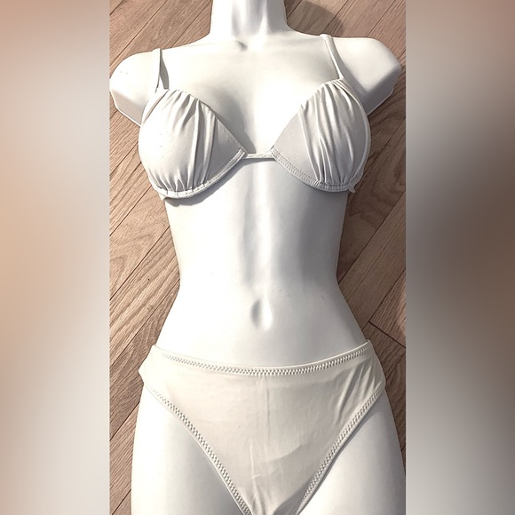 AKA Luxury Swimwear White Bikini - Picture 7 of 8